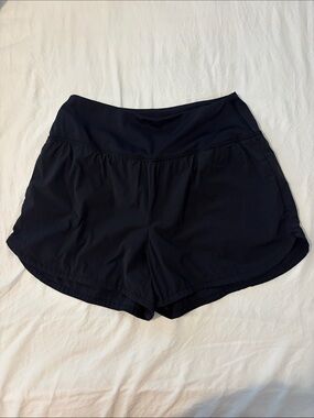 Spyder Women's Black Athletic Shorts with Wide Waistband